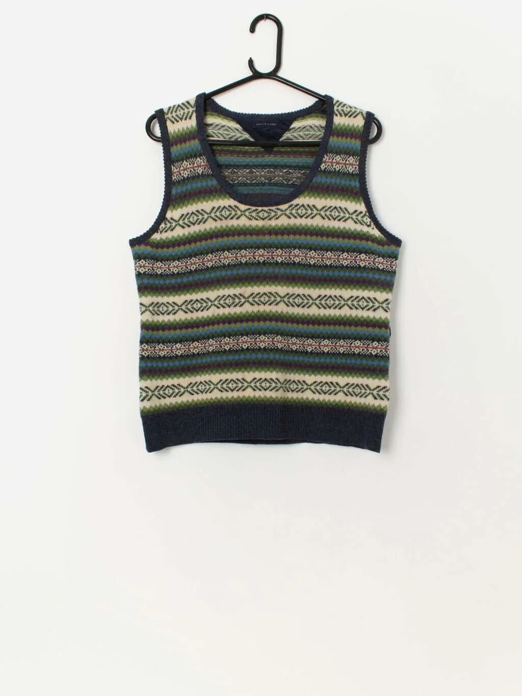 Vintage Tommy Hilfiger lambswool knitted vest – Large