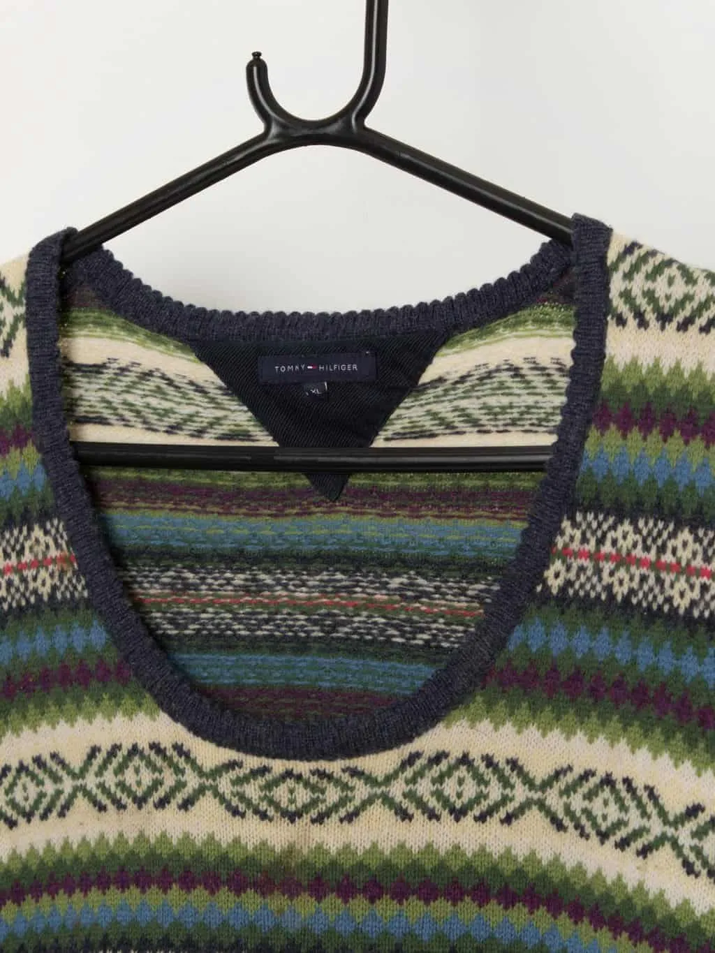 Vintage Tommy Hilfiger lambswool knitted vest – Large