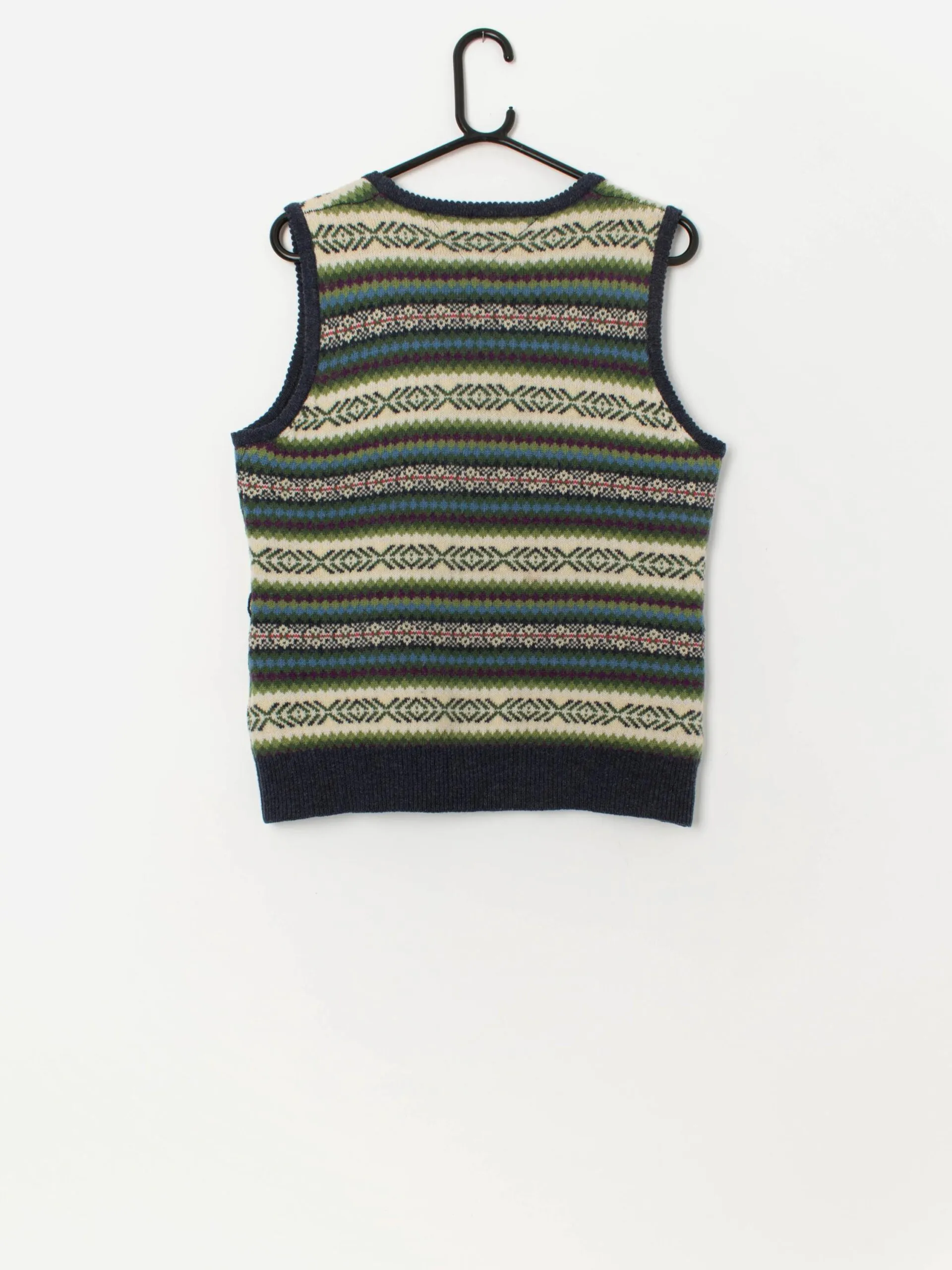 Vintage Tommy Hilfiger lambswool knitted vest – Large