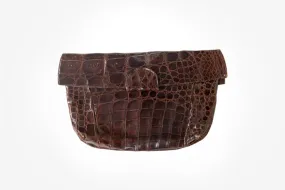 Vintage Women’s Caiman Croc Clutch Handbag