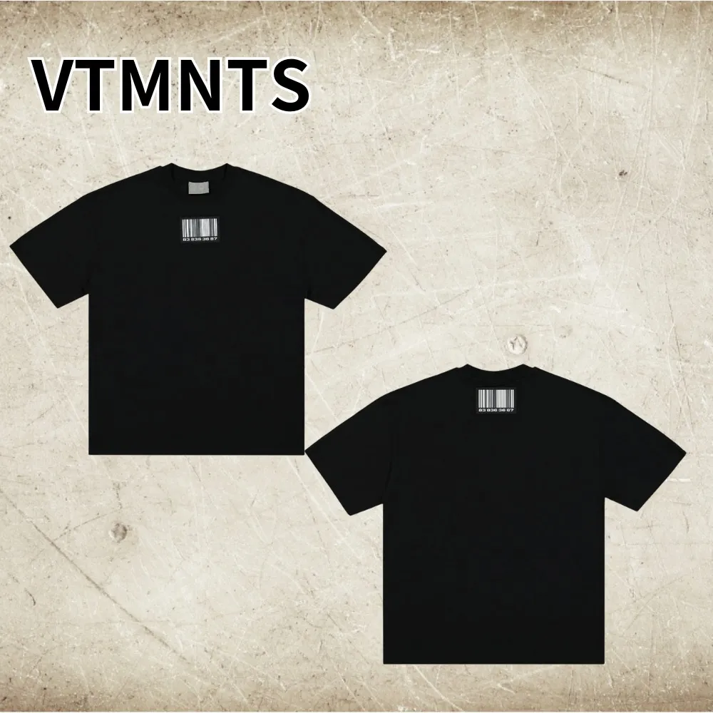 VTMNTS  |Unisex Cotton Short Sleeves T-Shirts