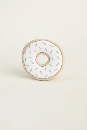 White Donut Teething Toy