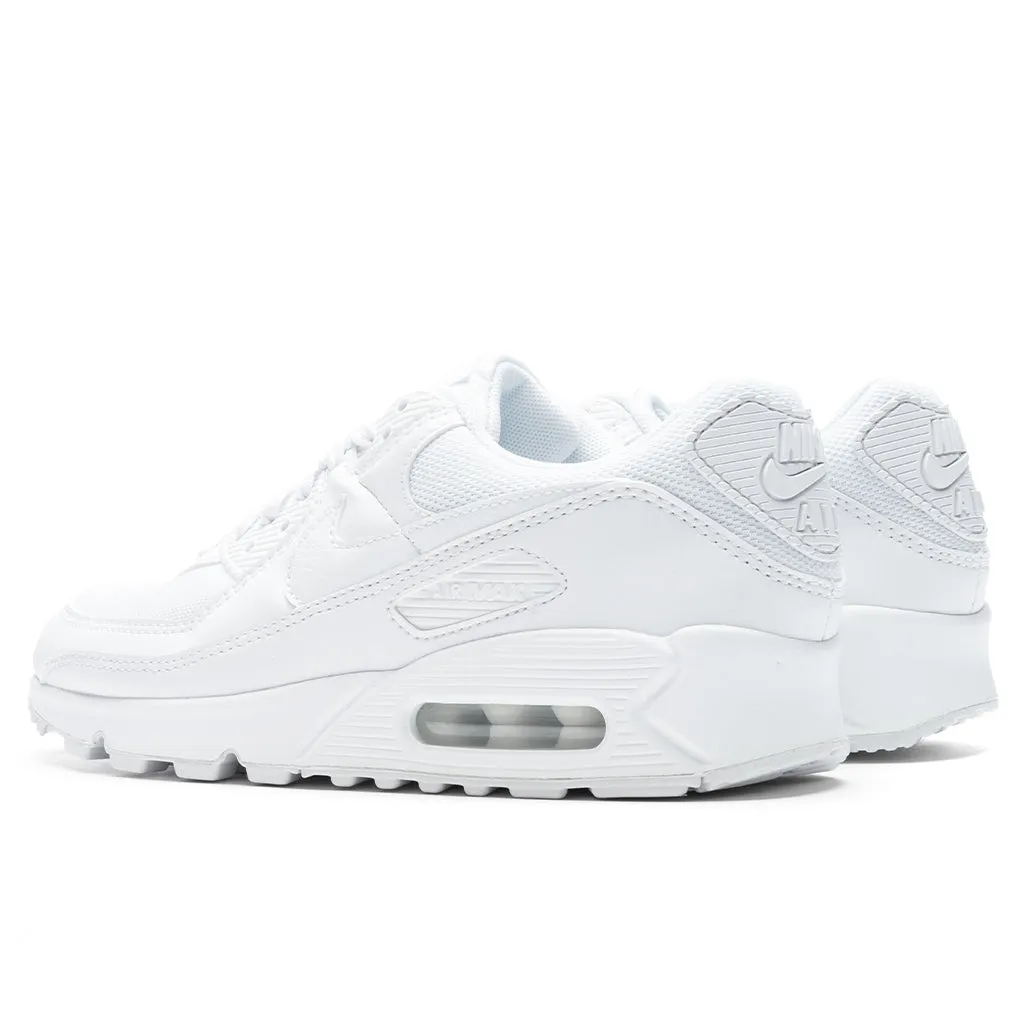 Women's Air Max 90 - White/White/White