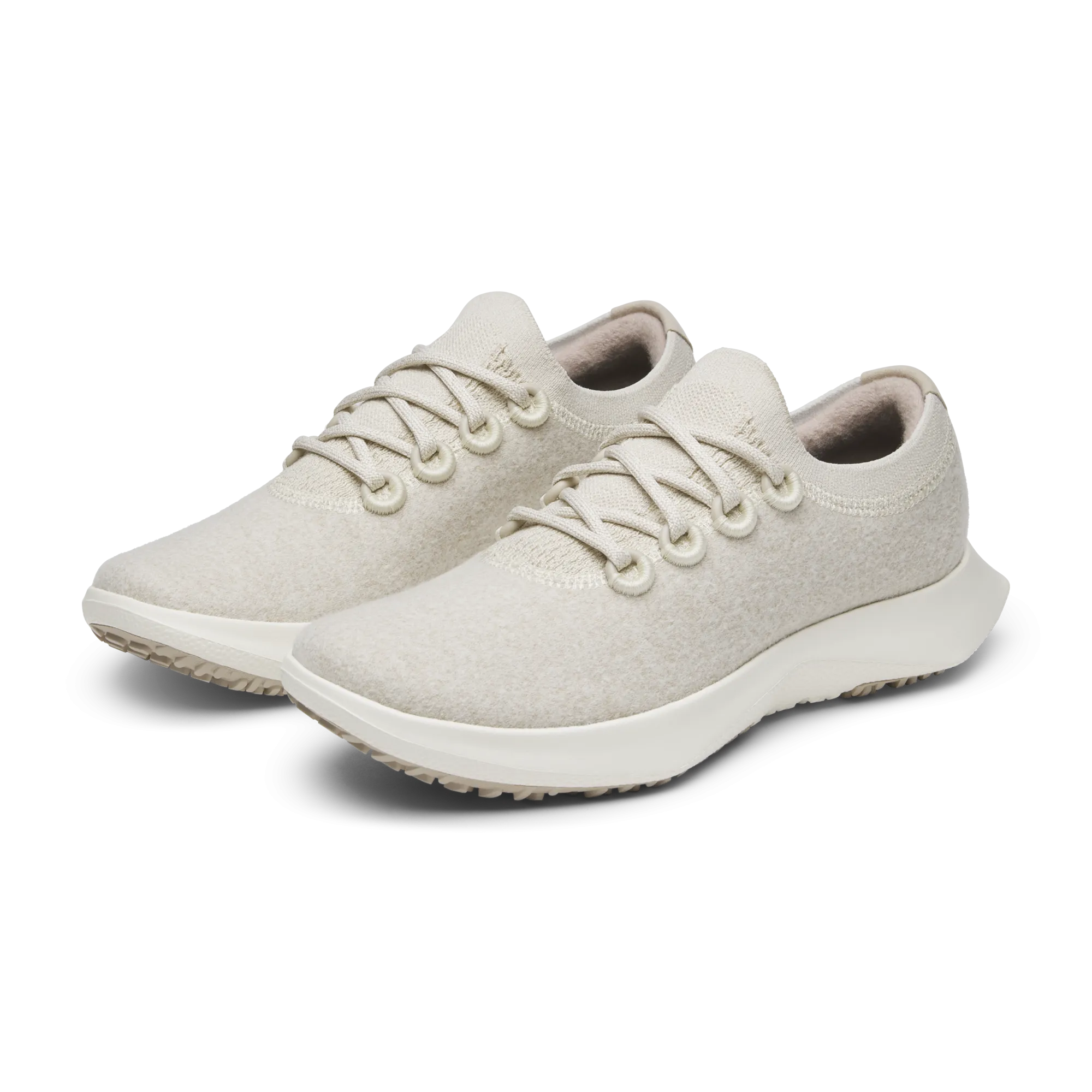 Women's Wool Dasher Mizzles - Stony Cream (Natural White Sole)