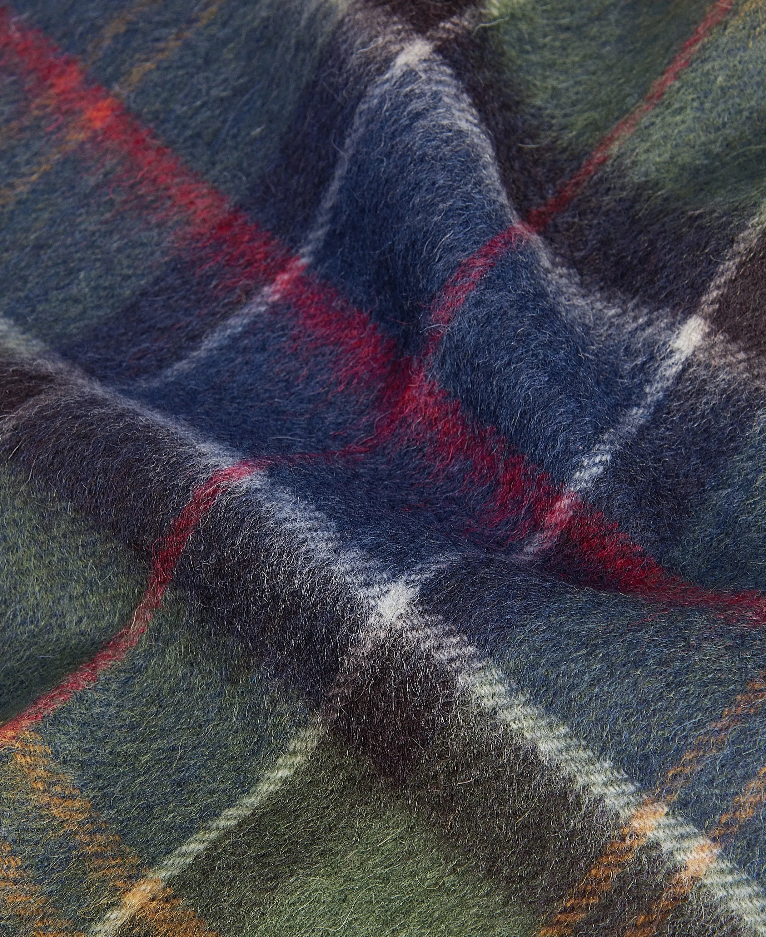 Wool Cashmere Scarf Classic Tartan