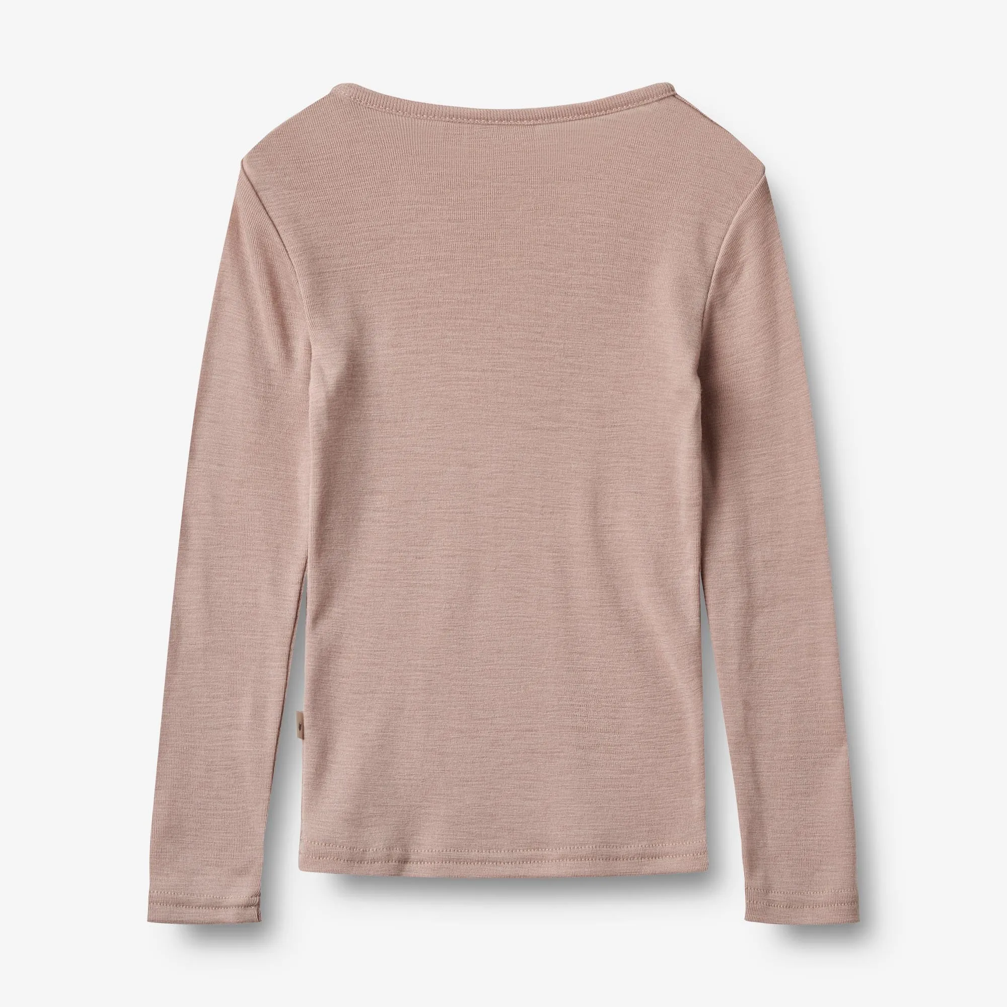 Wool T-Shirt L/S Alfie - dry rose